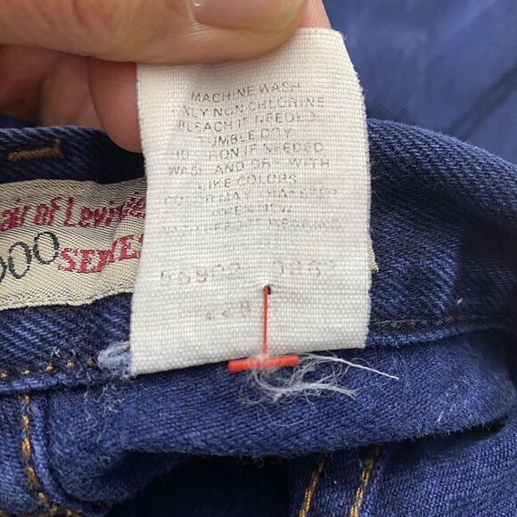 Levi's 900 Series Women Vintage 80's Redwing High Rise Dark Blue size 8 - Picture 7 of 16